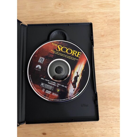 The Score 2001 DVD Widescreen Crime Robert De Niro Edward Norton Pre-Owned - Picture 3 of 4